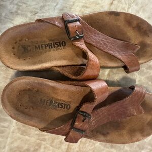 Mephisto tan Brown Leather Footwear